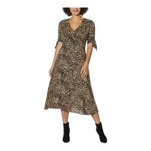 Jessica Simpson Leopard Print Midi Dress – Size 1X Dress